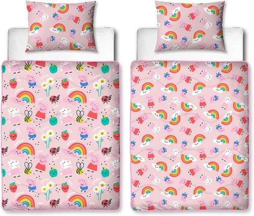 Peppa pig single bed coverless - peppa,