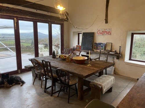 Very large oak plank reclaimed - very,