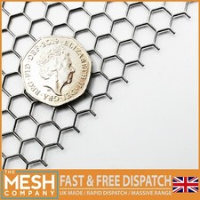 The Mesh Company 8mm Hexagonal Hole Perforated Sheets | Mild Steel Metal Mesh