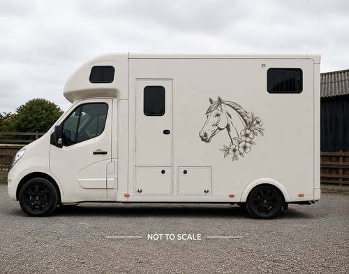Horse box vinyl - box, decal