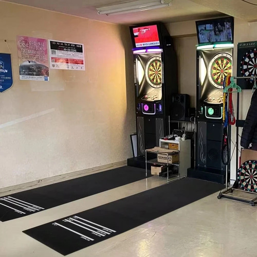 Darts mat board - mat, black