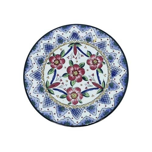 Vintage ceraplat floral design - vintage,