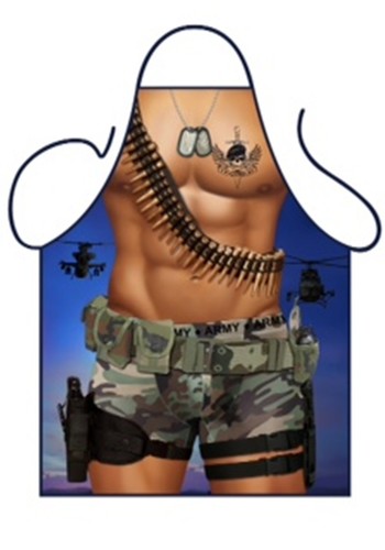 Iconic mens novelty apron - iconic,