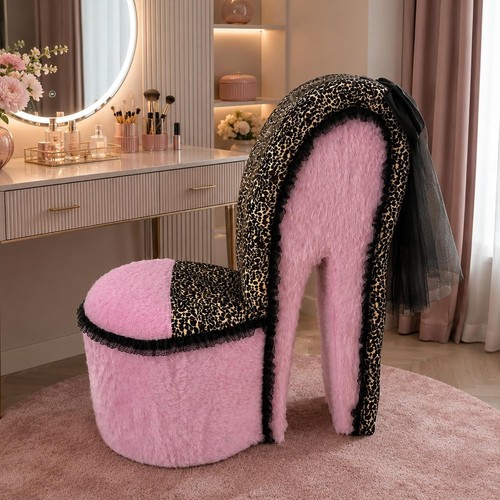 High heel chair hidden storage - chair,