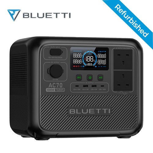 Bluetti ac70 768wh 1000w - bluetti,