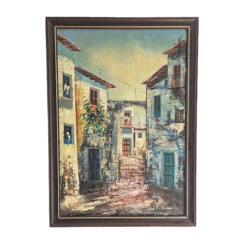 Vintage original oil painting - vintage,