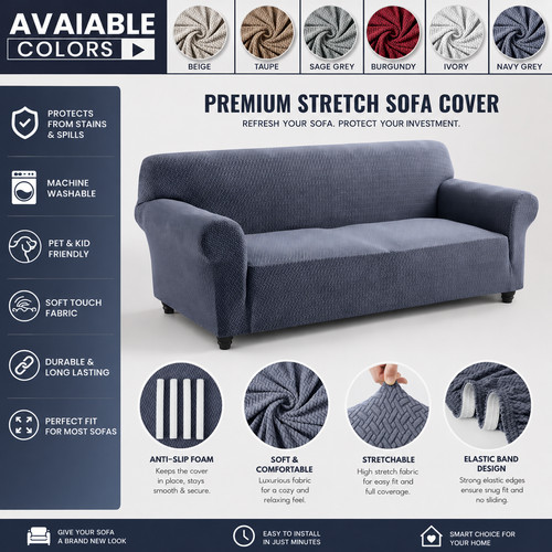 Universal stretch sofa cover - universal,