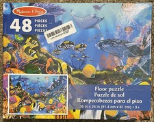 Melissa & Doug 427 Underwater Floor Puzzle 48 Pieces 36" x 24" - B1