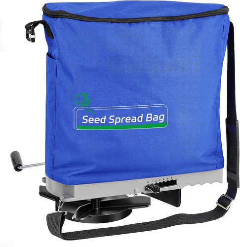 25lb bag seed spreader with - bag,