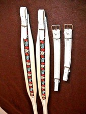 6cm Accordion Straps, Bretelles, Correas Accordion, Accordion Straps - FOLK White