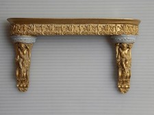 Dolls House Ornate Cherubs Wall Shelf  1 / 12th Scale