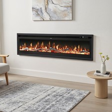 LED Fireplace Media Wall Fire