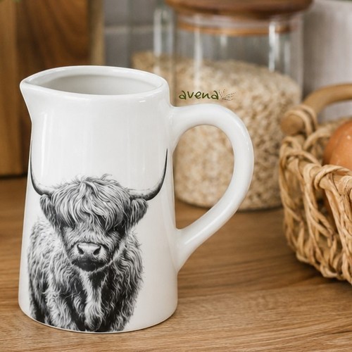 Highland cow jug ceramic - cow,