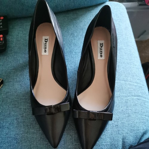 Bnib dune black kitten - black, heel