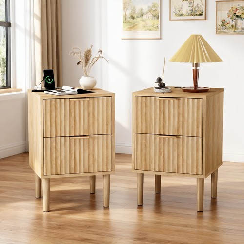 Pair bedside cabinets 2 - cabinets,