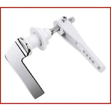 Toilet Flush Handle Replacement Universal Fit Toilet Cistern Handle Chrome Metal