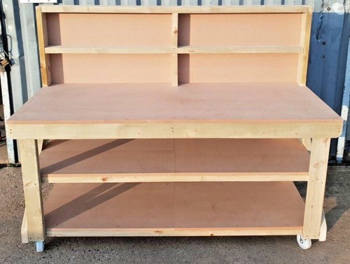 Wooden workbench mdf surface - wooden,