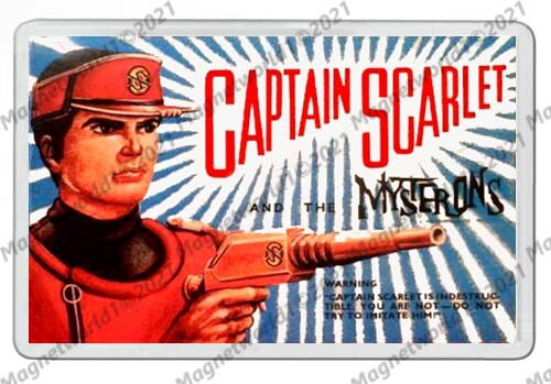 Retro captain scarlet gun - captain,