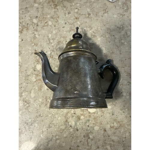 Antique silver plated teapot - antique,