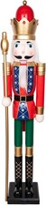 Christmas Tree Wooden Nutcrackers 150cm Figures Classic Xmas Ornament Decoration