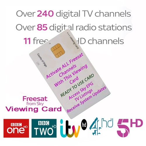 Sky viewing card freesat ftv - sky,