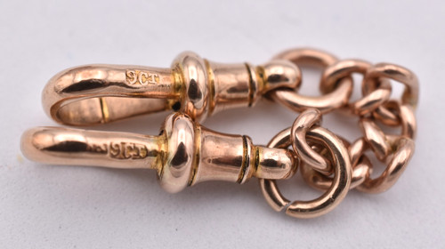 Useful 60mm antique 9ct - 60mm, gold
