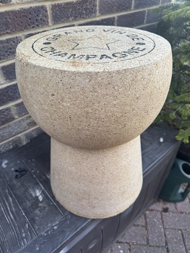 Champagne cork stool seat - champagne,