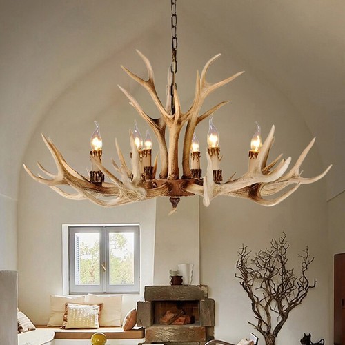 Rustic chandelier light - rustic, 8/10