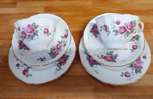 Vintage paragon pink rose - vintage,
