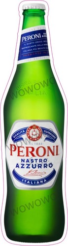 Peroni beer bottle sticker - bottle,