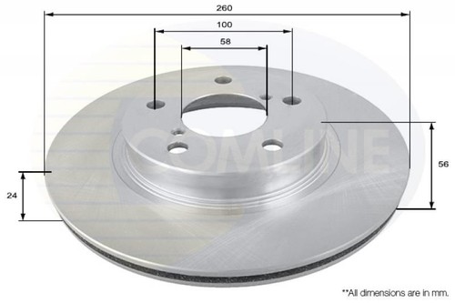 Front brake discs set - front, braking
