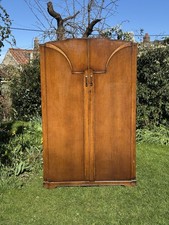 Antique Oak Art Deco Double