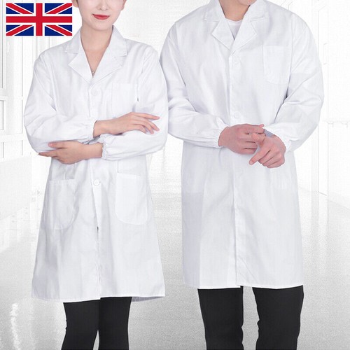 White lab coat laboratory - white,