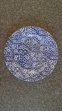 Churchill Blue White Large Vintage Print Like Wetherspoons Plate 30cm