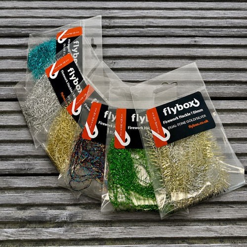 Flybox firework hackle 10mm - firework,