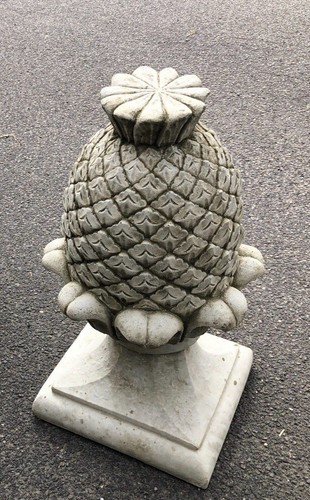 Pineapple cone gatepost finial - gatepost,