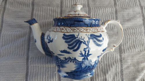 Booths real old willow teapot - booths,