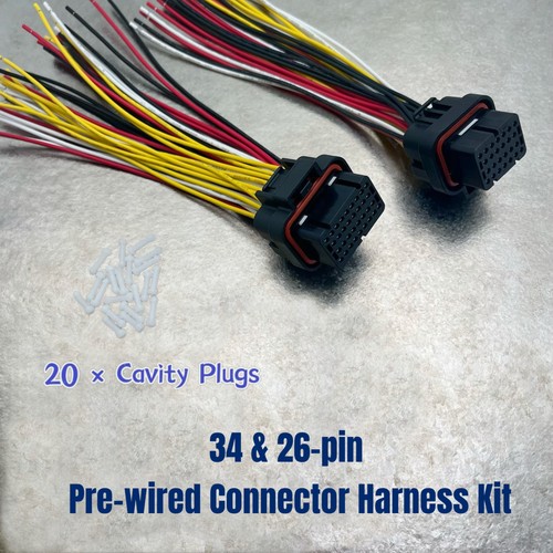 Pin pre wired - 26-pin, pre-wired