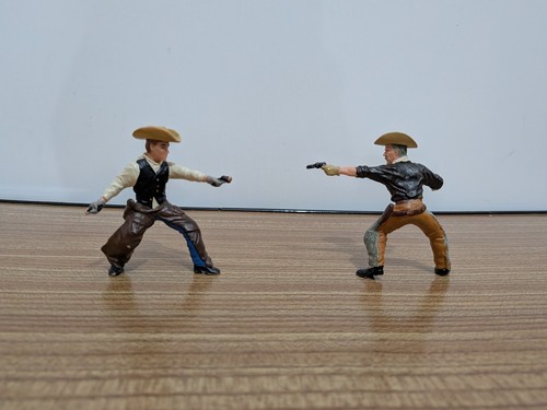 1999 papo toys pair - of, western