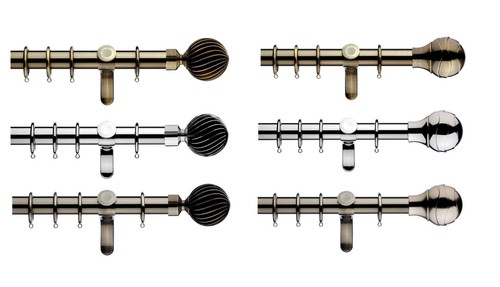 Curtain pole set 45mm integra - set,