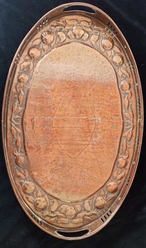 Newlyn copper gallery tray - newlyn,