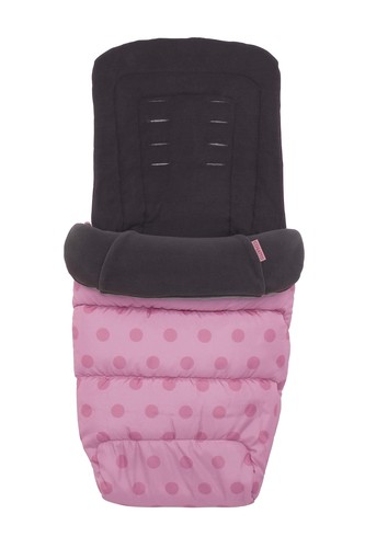 Pink cosatto footmuff for pram - cosatto,