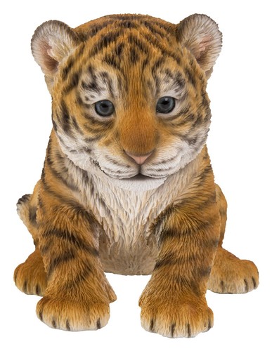 Tiger cub lifelike ornament - tiger,