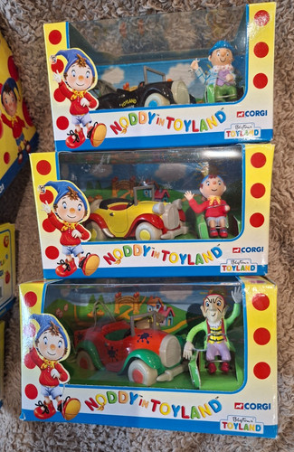 Noddy toy land car set - noddy,