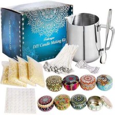 122PCS Candle Making Kit DIY Candles Craft Tool Set Pouring Pot Wicks Wax Gift