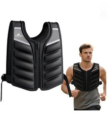 Weighted Vest for Men & Women, 20lb Fixed Weight with Soft Shoulder Pads