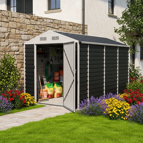 10ft galvanised garden - galvanised,