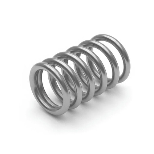 Exhaust silencer spring