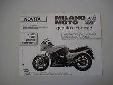 advertising Advertising 1984 MOTO KAWASAKI GPZ 900 R