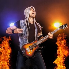 Glarry Burning Fire Electric